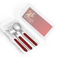 thumbnail image 4 of Kdxio Happy New Year 2025 Toddler Utensils Set - Kids Silverware Set, Set Kids Utensils Set with Case for Preschooler Children, 4 of 8