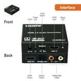 thumbnail image 3 of J-Tech Digital HDMI 2.0 Audio Extractor Converter with Downmix Dolby Digital Decoder 18Gbps 4K 60Hz SPDIF + RCA HDCP 2.2 HDR10 Dolby Vision [JTECH-EXD2], 3 of 6