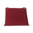 thumbnail image 2 of Coussin de Chaise Coussins d'Assise à Nouer Coussin de Siège Carré Tapis en Lin Carré Chaud Style Simple Épaissi Extérieur Patio Maison Restaurants Coussins Rouge, 2 of 8