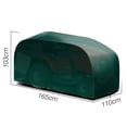 thumbnail image 3 of Bgsha PE Lawn Mower Cover Rain Cover Grass Shovel Cover Tractor Sun Protection Cover, 3 of 9