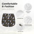 thumbnail image 6 of Lsque Cosmic Printed Women's Running Shorts with Liner Pockets,Elastic Quick Dry Workout Athletic Gym Yoga Shorts,Womens High Waist Shorts-Large, 6 of 9