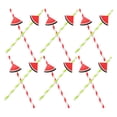 thumbnail image 6 of MLINS Assorted Color Paper Straws for Home Made of Premium Material Perfect for Daily Drinks and Parties 40pcs, 6 of 8