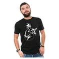 thumbnail image 4 of Abraham Lincoln Rock Guitar T-Shirt Funny patriotic guitarist Tee shirt (4X-Large Navy Blue), 4 of 6