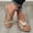 Gold, variant on Slip Dressy Summer Comfortable Slides Sandals Lightweight Memory Foam Platform Shoes