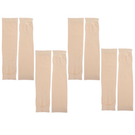 ELAYARD 4 Pairs Outdoor Sports Sun Screen Cuff Arm Sleeves for Men and Women Summer Use Heat Resistance Chinlon