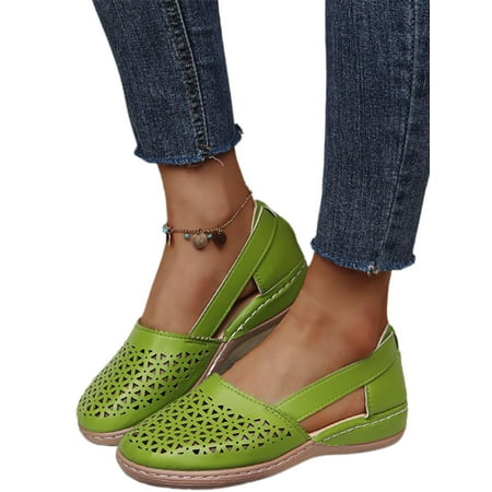 

Xavaria Women Summer Sandals Wedges Hollow Out Shoes Comfortable Ankle Strap Outdoor Platform Sandals