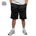 thumbnail image 6 of Men's Athletic Mesh Shorts with Drawstring 2 Pockets Lightweight Gym Workout Wear Basketball Shorts 8" Inseam, Pack of 3, 6 of 6