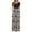 Black Khaki, variant on OutfitShow Women Summer Dress Short Sleeve Casual Long Dress Loose Maxi Dresses with Pockets