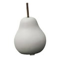 thumbnail image 4 of Ceramic Pear Figurine Decorative Fruit Sculpture for Home Table Porch Decoration , White 6.5cmx11cm, 4 of 9