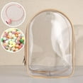 thumbnail image 1 of Petit Sac de Rangement pour Poupée Sac de Poupée Extérieur Étanche Portable Étui de Transport PVC Transparent pour Poupée de 20cm, 1 of 6