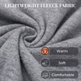 thumbnail image 2 of U2SKIIN Womens Fleece Pajamas Set, Soft Lightweight Sleepwear Pullover Lounge Pjs Set,(Dark Grey Mel.L), 2 of 6