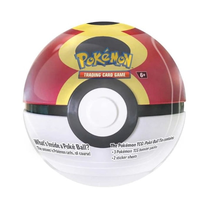 【希少！】ポケモンカードゲーム POKE BALL TIN ムーンボール Pokémon, Moon Ball Pokeball Tin Set, 2024, Contains 3 Booster