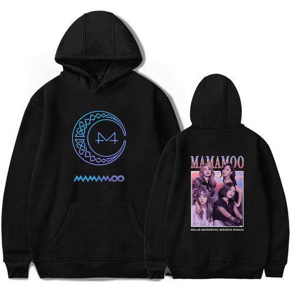 MAMAMOO Merch Hoodie Casual Printed Casual Sweatshirt Hwasa Streetwear Unisex Pullover
