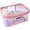 Pink, variant on Toiletry Bag Makeup Cosmetic Clear Bag Portable Waterproof Transparent Travel Large Storage