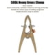 thumbnail image 3 of Welding Ground Clamp, 500A Heavy Duty Brass Jaw, Welding Ground Clamp for Welder Welding Station (260A/300A/500A), 3 of 4
