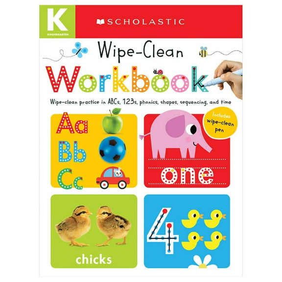 Kindergarten Wipe-Clean Workbook: Scholastic Early Learners (Wipe-Clean Workbook) (Workbook) (Board Book)