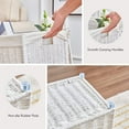 thumbnail image 3 of Mxfurhawa Laundry Hampers with Lid, White, 3 of 7