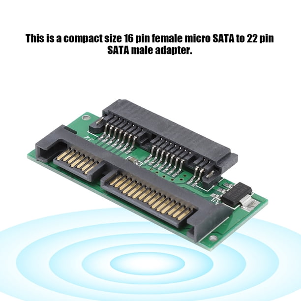 Adaptador Micro SATA 16 Pines a SATA - Cables Micro SATA | México