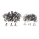 thumbnail image 2 of Ganchos de Metal para Bricolaje Perfecl Sujetadores de Ojos Gancho para El Cuello Negro, 2 of 7