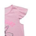 thumbnail image 2 of Wonder Nation Girls Short Sleeve Sleep Gown Pajama, Sizes 4-18 & Plus, 2 of 3