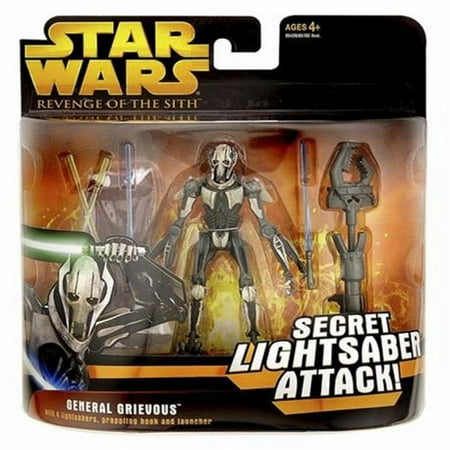 - Star Wars Revenge of the Sith: General Grievous with 4-Armed Lightsaber Attack Action Figure