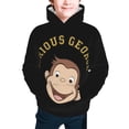 thumbnail image 2 of Boys Girls Curious George Sweatshirt for Fans Gift Kids 3D Figure Printed Teen Hoodie Outfits, 2 of 5