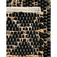 thumbnail image 7 of Unique Loom Chindi Trellis Collection Area Rug - Sand (8' x 10' Rectangle Black/Natural), 7 of 7