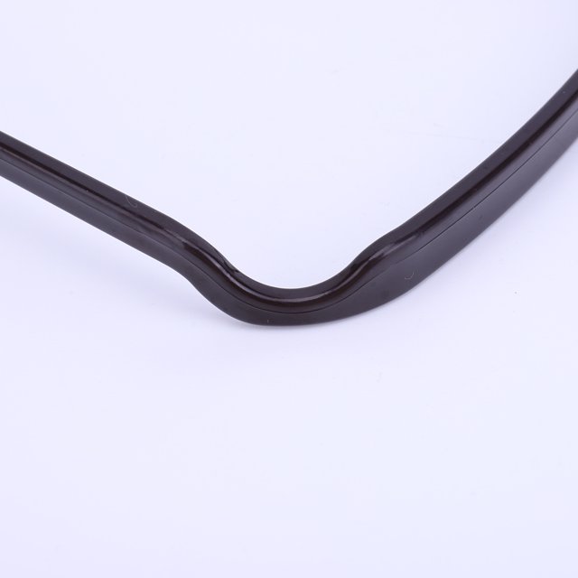 Aro de pelo invisible grande Banda para el cabello Aro de plástico cómodo para cabello largo y grueso y rizado (negro)