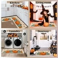 thumbnail image 4 of Cozy Home Thanksgiving Themed Exquisite Carpet Set Of Two Elevating Holiday Atmosphere With Gratitude In Every Step Caramel Blanket Bedroom Area Rug Tan Blankets Throw Blanket with Pom Poms Blanket, 4 of 6