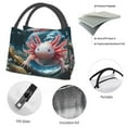 thumbnail image 4 of Easygdp Bubbles Axolotl Fantasy Bolsa de Almuerzo Insulada Reutilizable, Bolsa de Mano y Bandolera para Oficina, Trabajo, Viajes, 4 of 6
