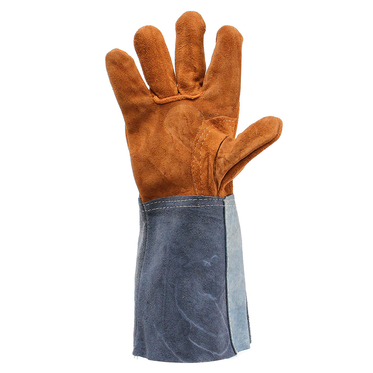Soft Welding Cowhide Leather Plus Gloves Heat Shield Cover Guard Safe