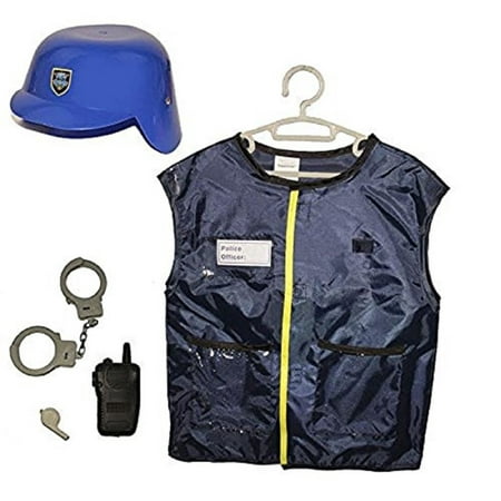 Dazzling Toys Costume Kids Pretend Play Police Officer Costume Set with