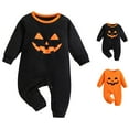 thumbnail image 5 of JLMSPLWG Big Brother Little Sister Outfits Baby Boy Outfits Newborn Halloween Onesie Long Sleeve Onesies Boy 10-12 Girls Outfits Onesie Baby Girl, Black 9-12 Months, 5 of 6