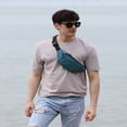 thumbnail image 7 of WATERFLY Unisex Lightweight Running Hiking Jogging Nylon Fanny Pack Waist Bag-Teal Blue, 7 of 7