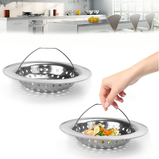 Coladores de fregadero de cocina de acero inoxidable 11 cm con asa CHAO