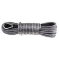 thumbnail image 2 of QccHieUs 1/4 Inch Feet Synthetic Winch Cable Rope for ATV Boat, Affordable and Repairable Grey, 2 of 9