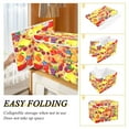 thumbnail image 4 of Colorful fruit background pattern Storage Bins with lid, Decorative Boxes for Shelves, Closet Organizer Basket with Handles, Large,, 4 of 5