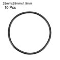 thumbnail image 2 of 10 Pcs 28mm x 1.5mm Anillos O de goma NBR resistentes al calor, 2 of 5