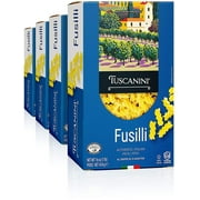 Tuscanini Authentic Italian Fusilli Pasta 16oz 4 Pack Made with Premium Durum Wheat, Done in 13 Minutes