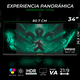 thumbnail image 5 of Monitor Gamer Curvo 34 DXTGAMING Immersion Ultra Wide WQHD 1ms 165Hz 4K VA RGB FreeSync Negro negro, 5 of 6