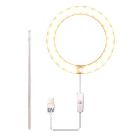 

Trarodic LED Grow Light Angel Rings Lamp for Succulents Height Adjustable and USB Socket Plants Growing Lamp with 3/9/12H Timer for Indoor Plants