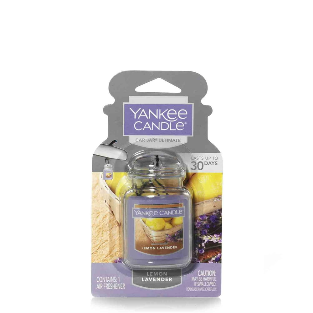 Yankee Candle Car Jar Ultimate Hanging Air Freshener Lemon Lavender