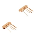 thumbnail image 1 of Vogacara Raspadores de lengua de acero inoxidable de 3 piezas con estuche de viaje Herramientas de eliminación de mal aliento para adultos Kit de Type1 NO1 Vogacara CBP182288, 1 of 6