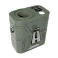 thumbnail image 3 of Ventilador de cuello con clip para la cintura, 5 velocidades, ajustable, portátil, recargable por USB verde, 3 of 9