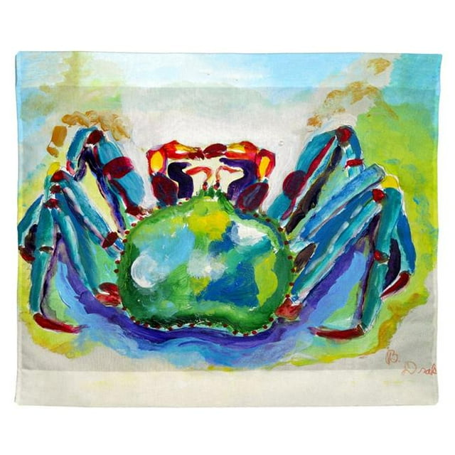 Betsy Drake TP1141 24 x 30 Po Pendaison Murale Extérieure Crabe Royal