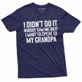 thumbnail image 4 of Grandson Granddaughter Tee Shirt Womens Mens Grandpa Grandfather Papa Tee Shirt (XX-Large Military Green), 4 of 6