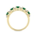 thumbnail image 4 of Everly Women's Emerald and Sapphire Yellow Gold Plated Ring, 4 of 7