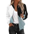 thumbnail image 3 of Bovemsi Bomber Jackets for Women Jacket 2025 Causal Zip Up Coats Long Sleeve Stand Collar Fall Lightweight Outerwear Tops Light Jackets, 3 of 6