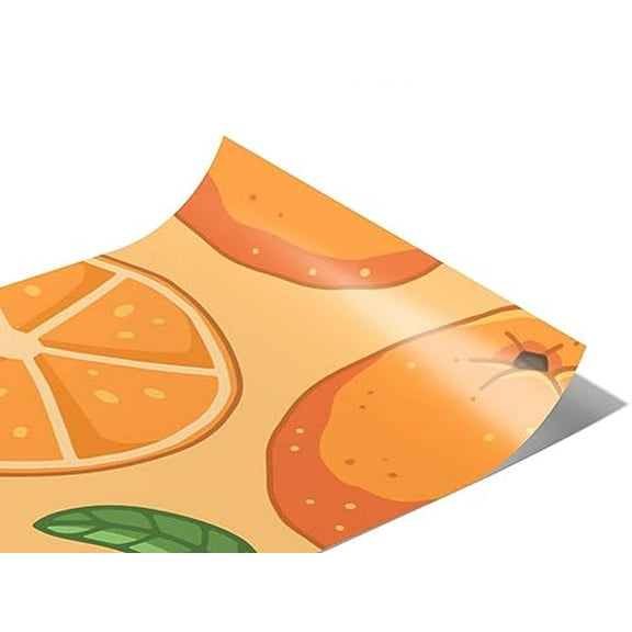 Rwraps Orange Drink Tang Matte Vinyl Film Wrap 59in x 19ft Vinyl Vehicle Car Film Sheet Roll