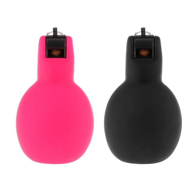 Silbatos de Mano Strade Fareast Limited 2 uds Rosa Rojo Negro